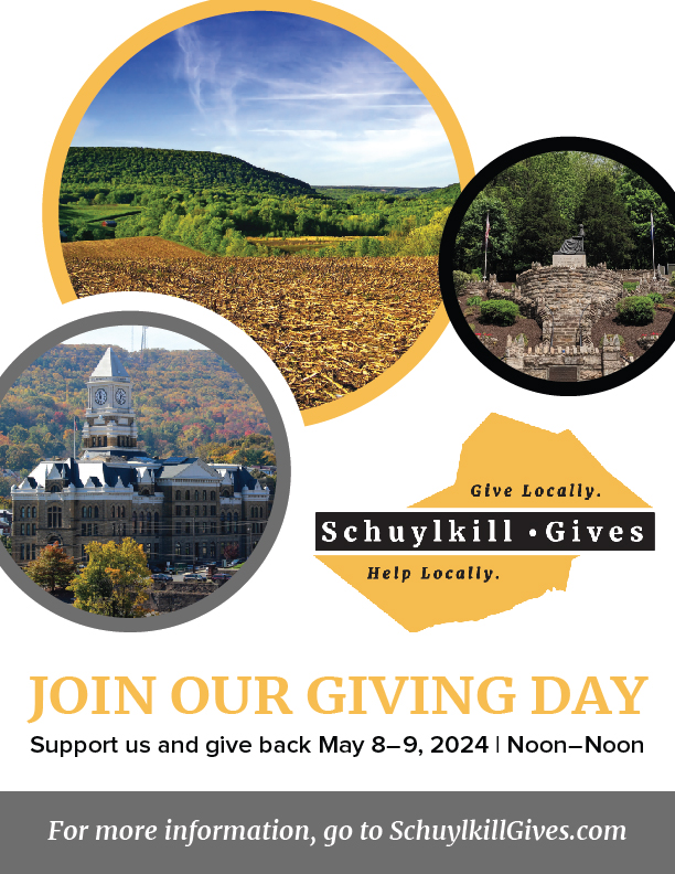 Join our giving day at schuylkillgives.com